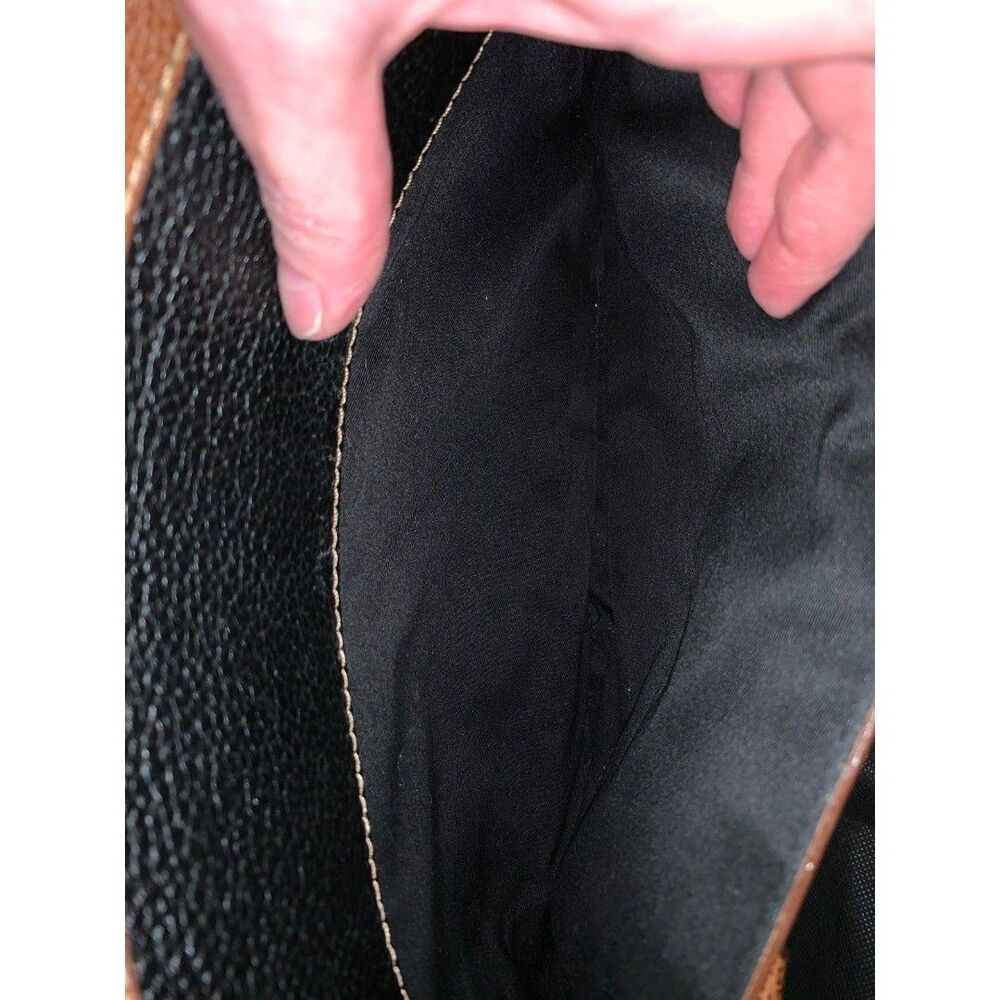 Vintage Liz Claiborne Bag Women's Brown Genuine Leather w/Tag Free Shipping - Picture 12 of 12